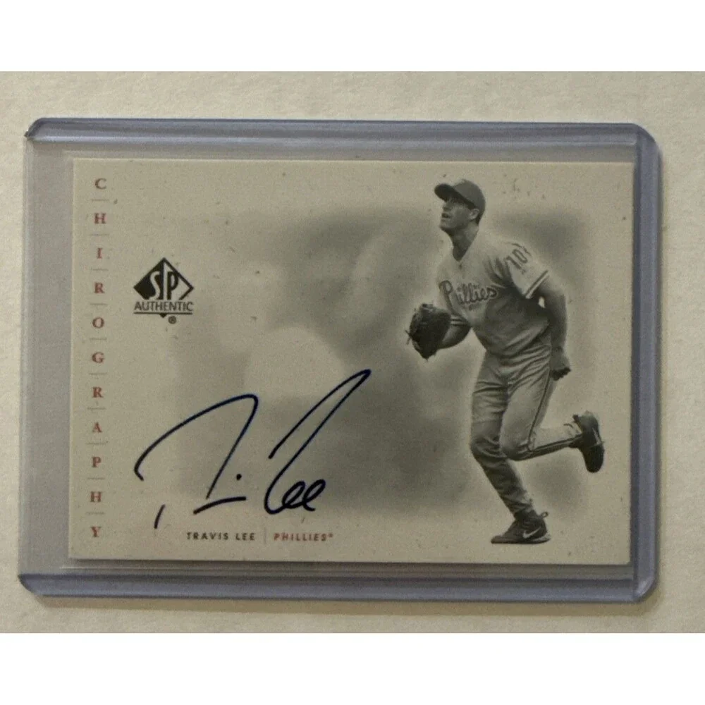 Upper Deck 2000 SP Authentic Chirography Travis Lee Auto Phillies #TL